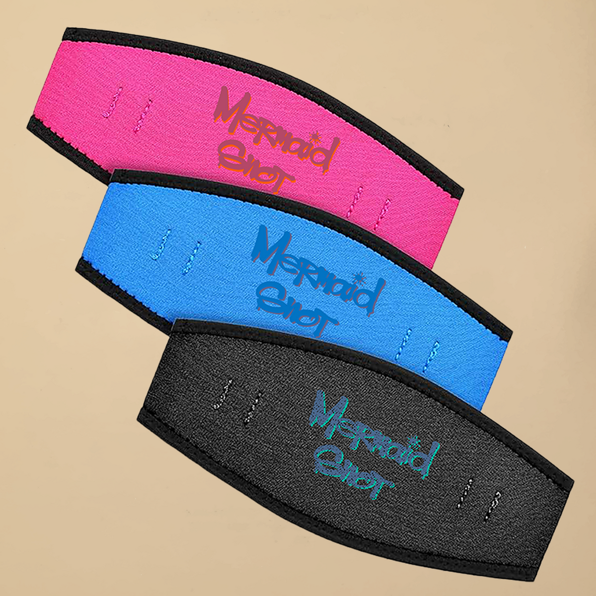 Mermaid Snot Neoprene Mask Strap Cover