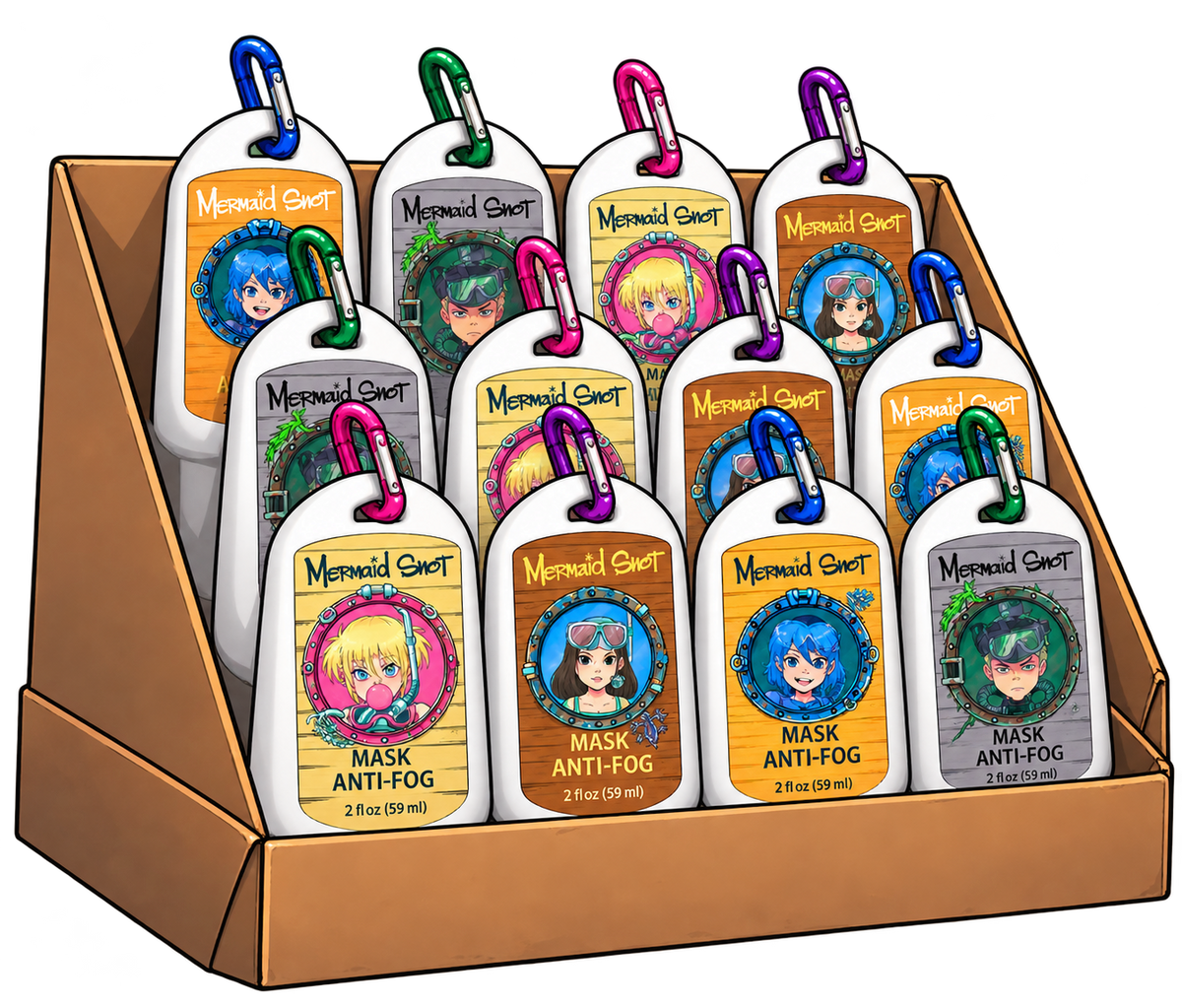 Private DEMA wholesale package with 12 Mermaid Snot bottles